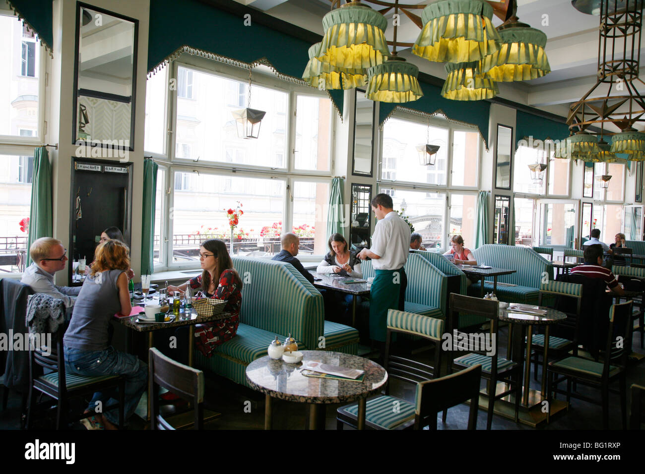 Grand Cafe Orient at the Museum of Czech Cubism, Stare Mesto, Prague, Czech Republic, Europe Stock Photo
