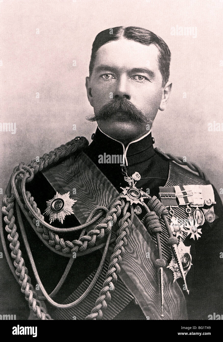 HORATIO HERBERT LORD KITCHENER  British soldier and statesman (1850-1916) Stock Photo