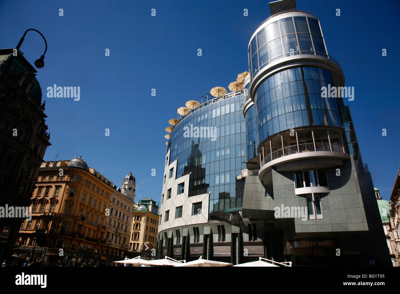 Haas Haus, Vienna, Austria, Europe Stock Photo