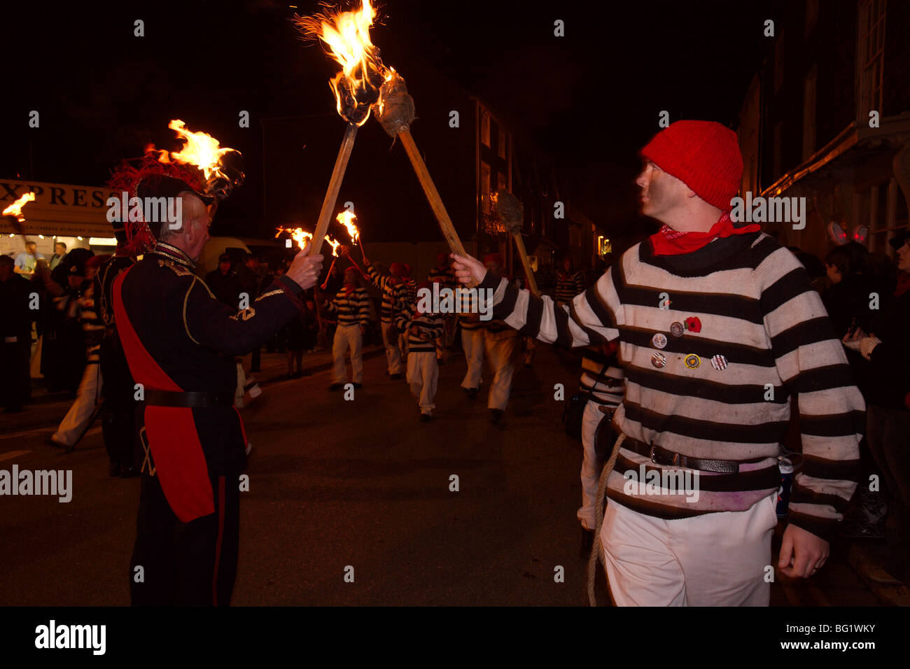 Bonfire Night (Guy Fawkes Night) Lewes, Sussex, England Stock Photo - Alamy