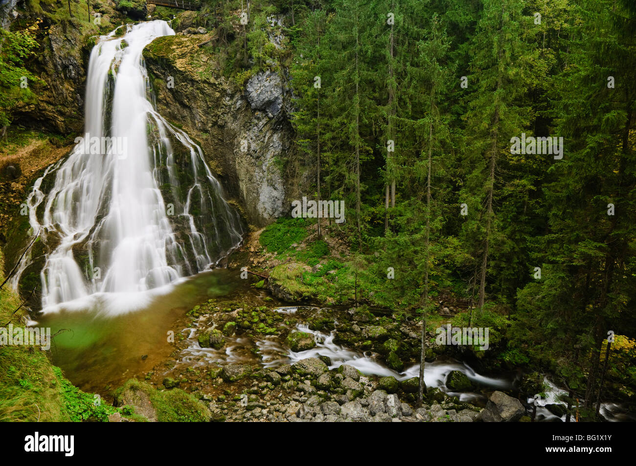 Gollinger Wasserfall, Golling, Austria, Europe Stock Photo