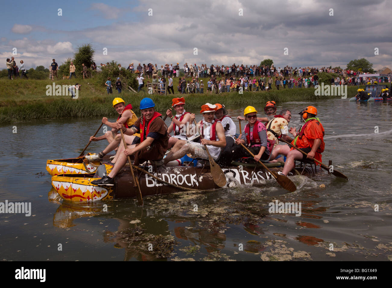 The Annual Raft Race, Lewes, Sussex, England Stock Photo - Alamy