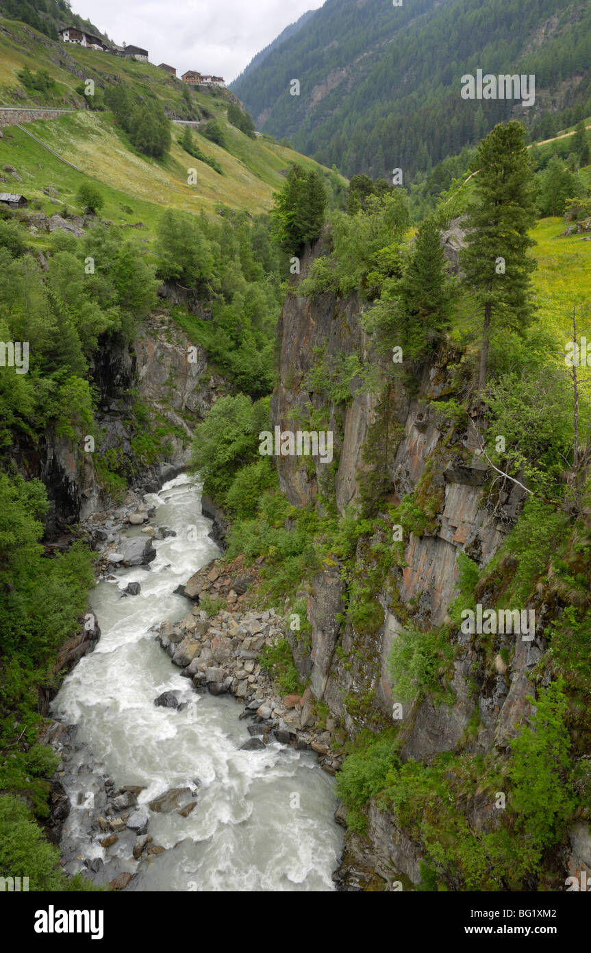 Venter Tal, near Vent, Otztal valley, Tyrol, Austria, Europe Stock Photo