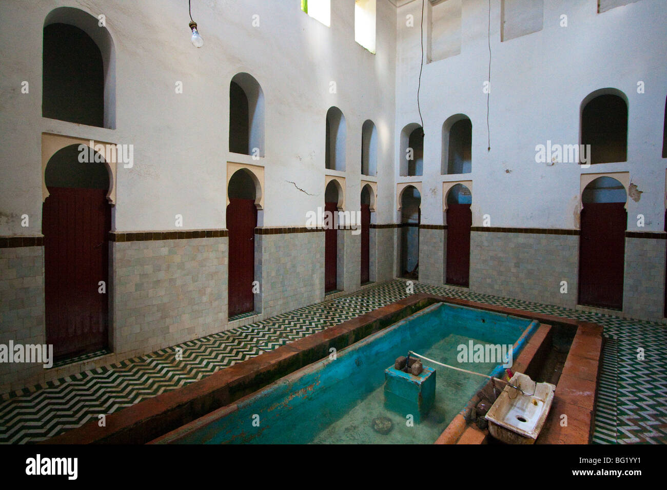 Hamam in the Medina in Fez Morocco Stock Photo