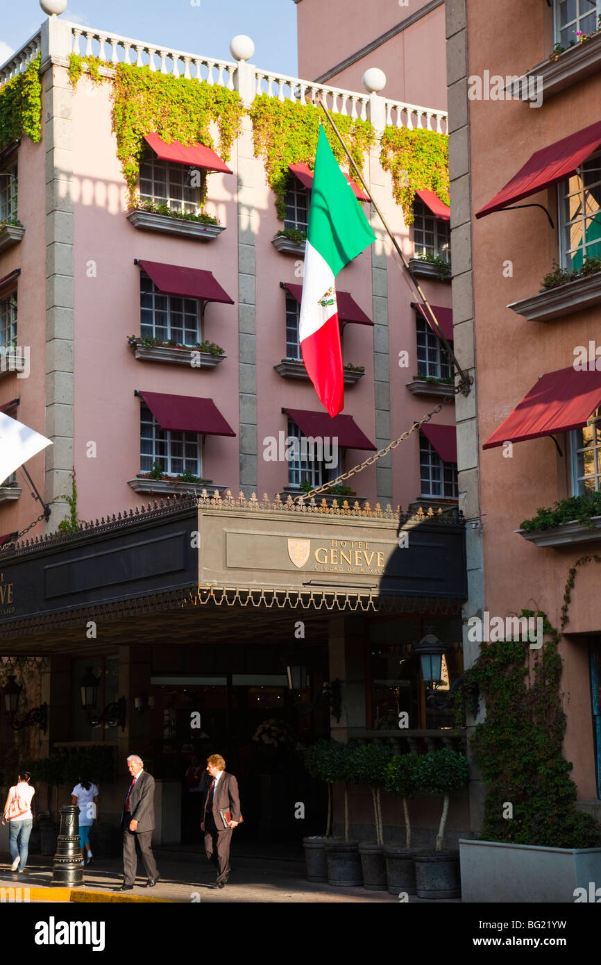 Hotel Geneve in the Zona Rosa in Mexico City Stock Photo Alamy