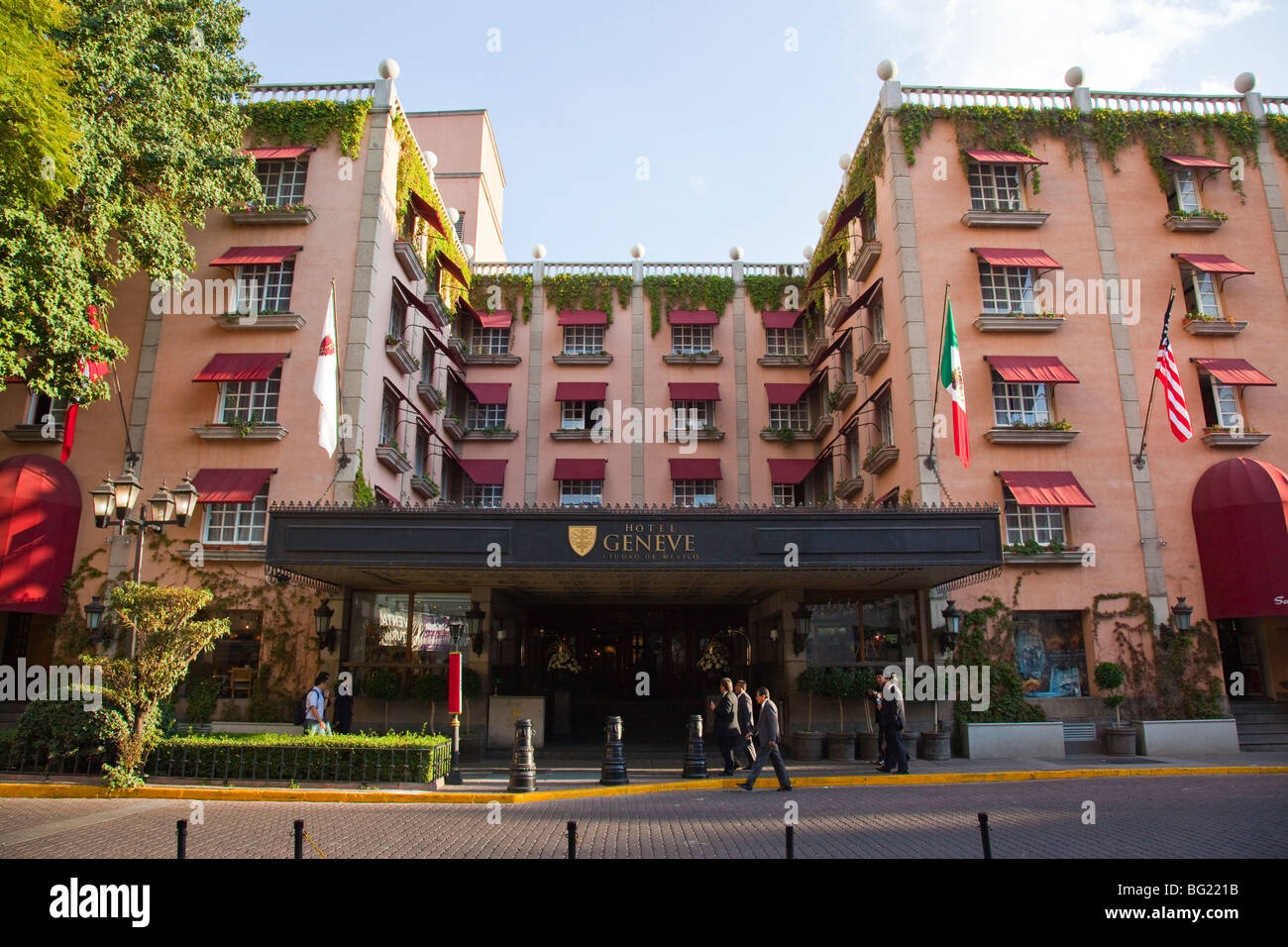 Hotel Geneve in the Zona Rosa in Mexico City Stock Photo Alamy