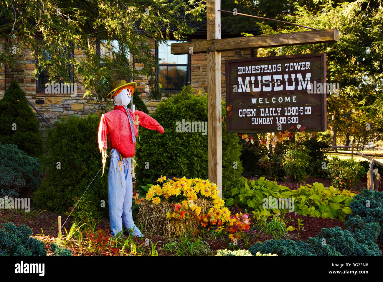 Scare Crow at the Homesteads in Crossville Tennessee, part of a autumn
