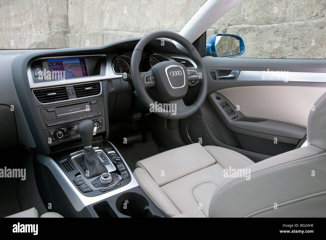 Audi A5 Sportback interior Stock Photo: 27092394 - Alamy