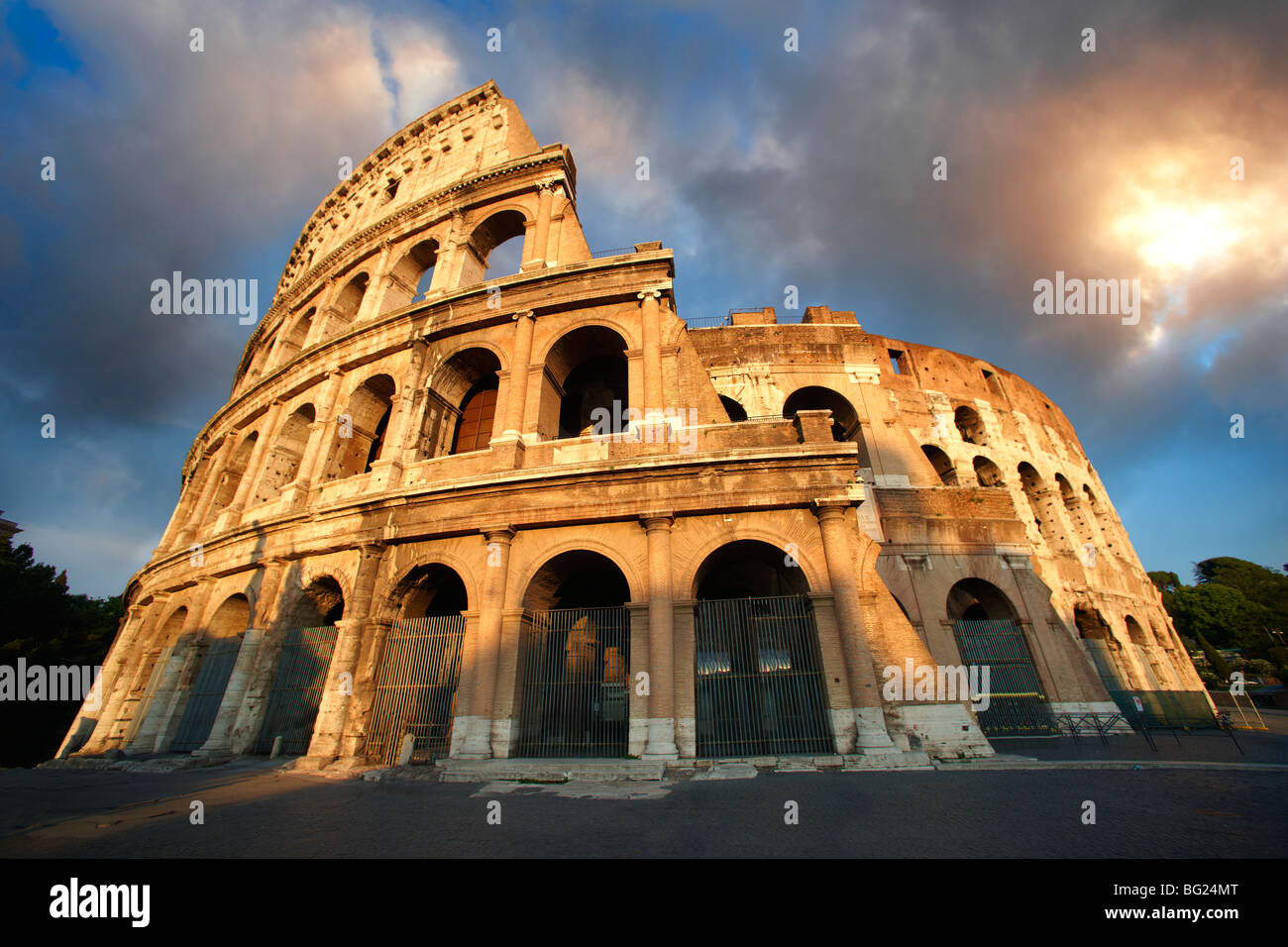 Coloseum ( Colosseo) . Rome Stock Photo