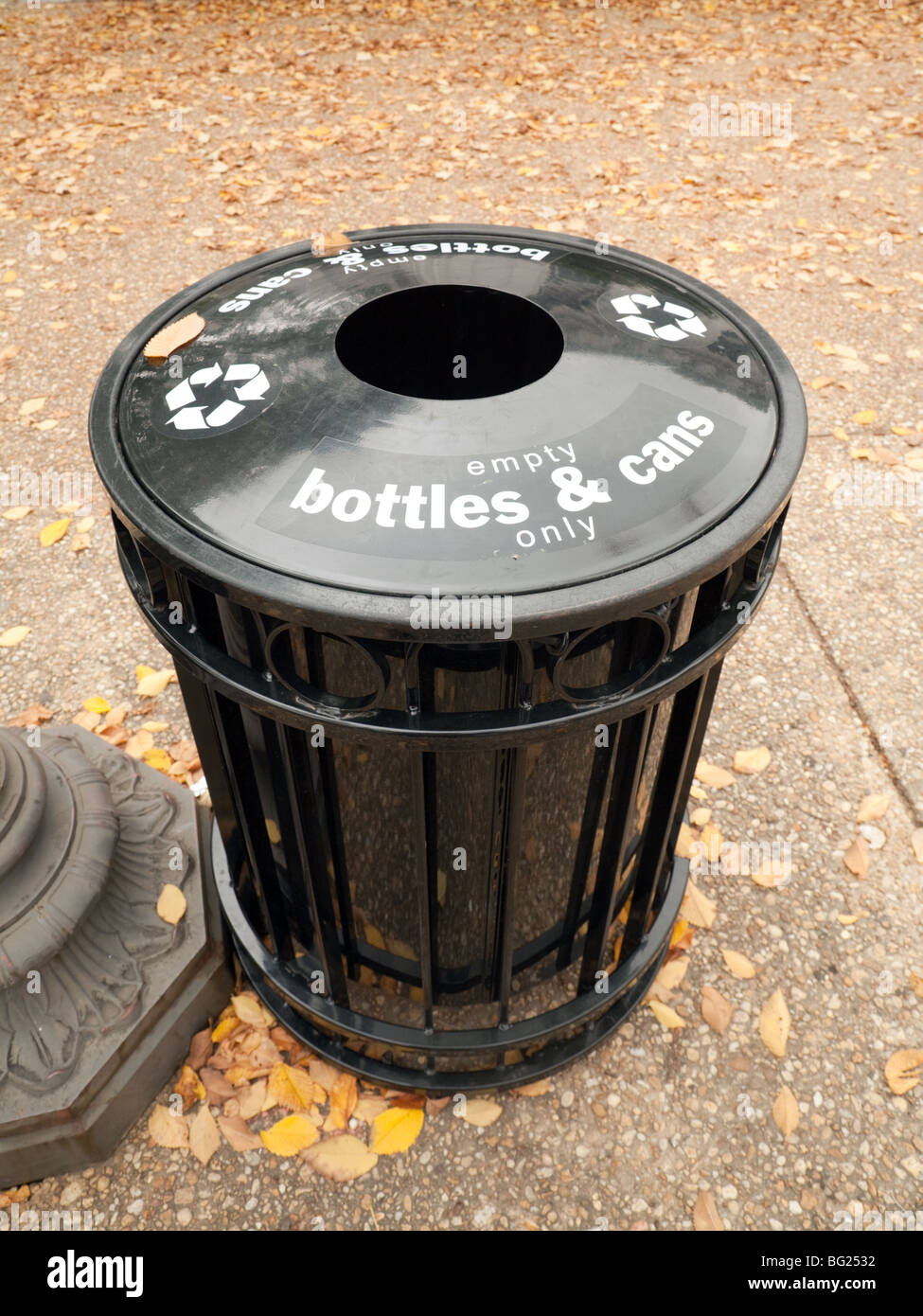 American recycle bin bottles cans hires stock photography and images