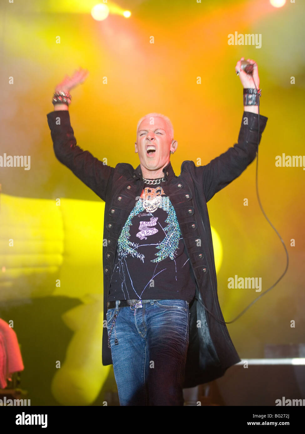 BUDAPEST-Sept 15: SCOOTER and his band performs on stage at BME Festival  stage Stock Photo - Alamy