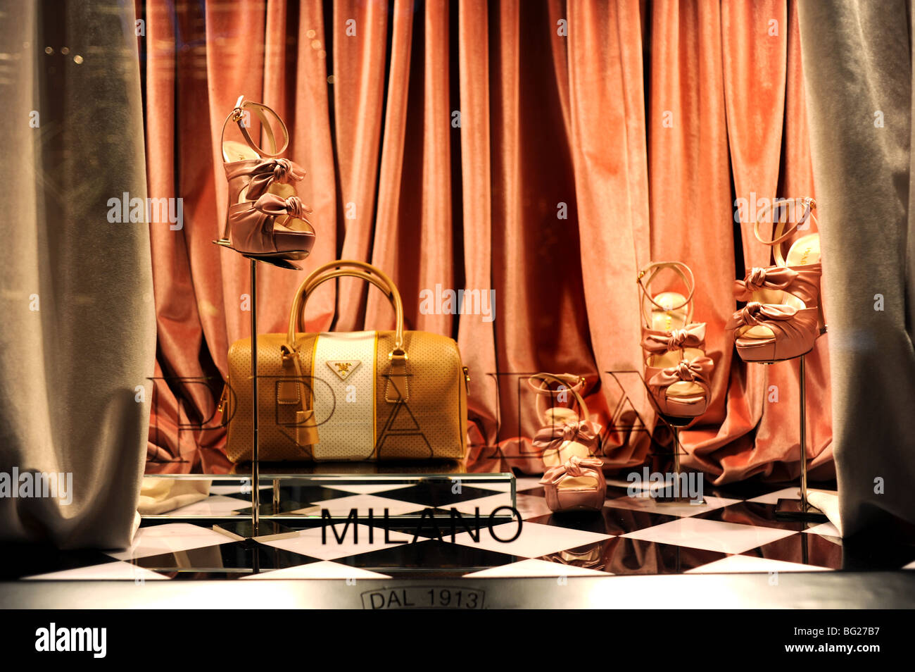 Shop window at the Prada store in Fifth Avenue New York USA Stock Photo -  Alamy