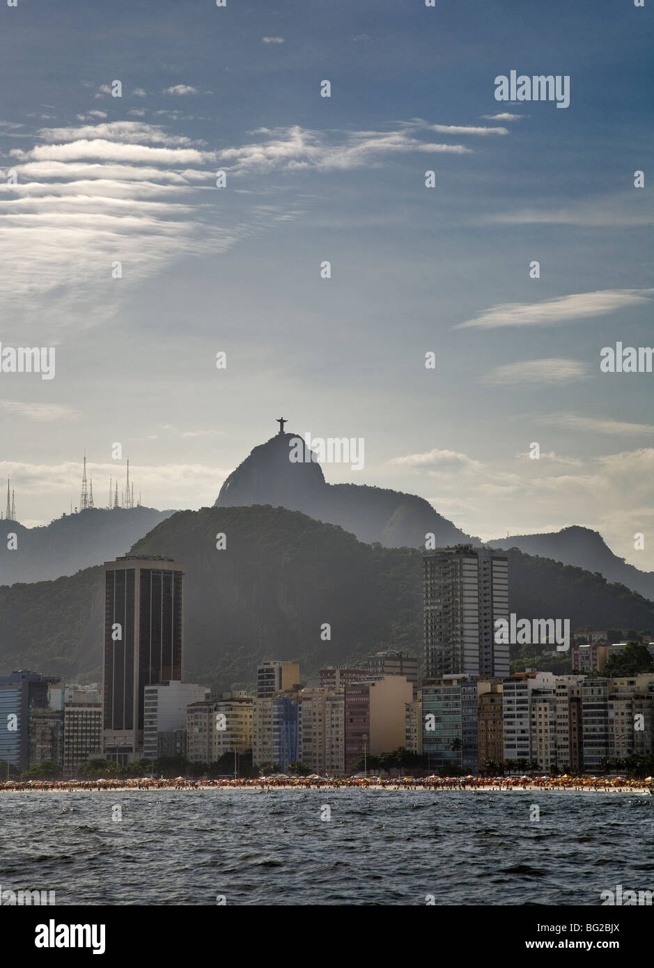 Premium Photo  Yacht club in urca bay of rio de janeiro and christ the  redeemer between the clouds leaning out