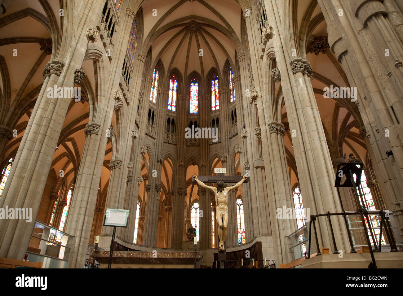 Maria Immaculada Cathedral, Vitoria - Gasteiz, Basque Country, Spain Stock Photo