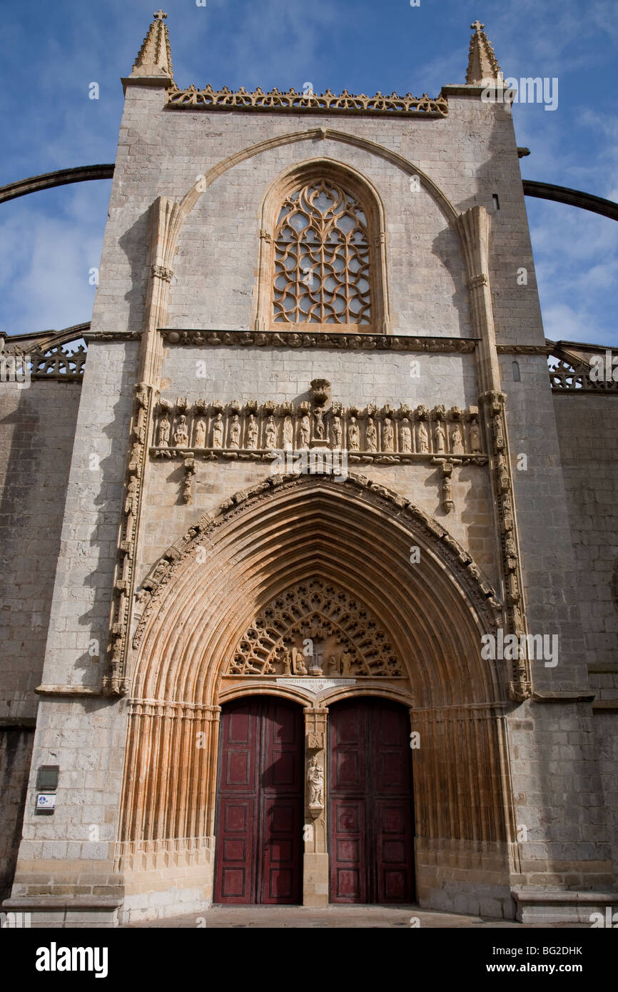 Santa Maria de la Asuncion Church, Lekeitio, Basque Country, Spain Stock Photo