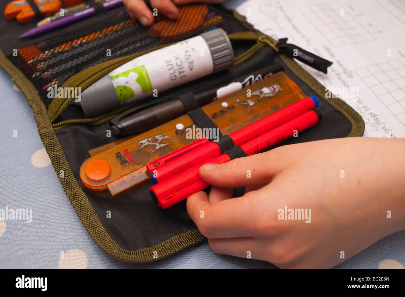 Pen bag hi-res stock photography and images - Alamy