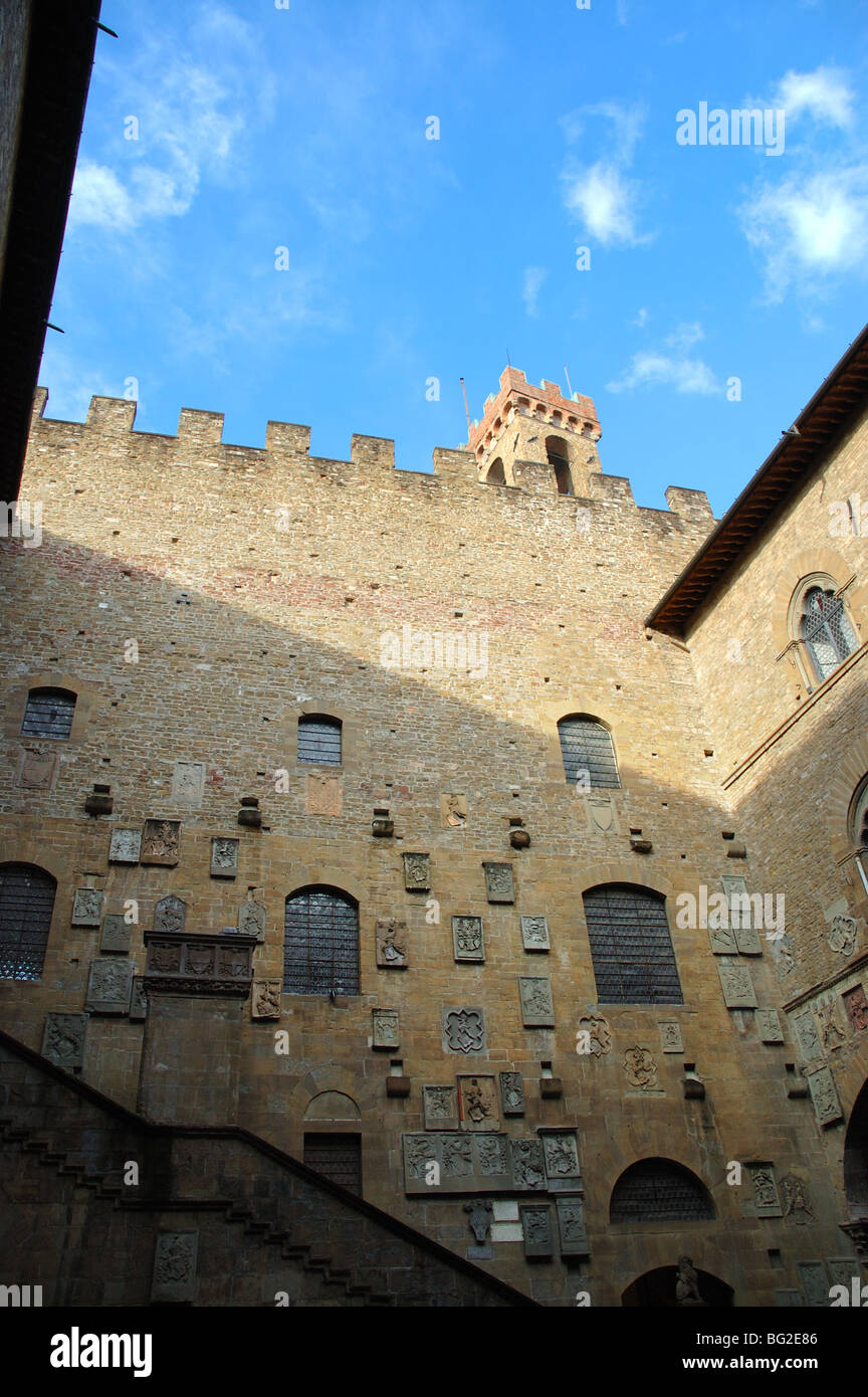 The Bargello Museum of Sculpture in Florence Tuscany Italy Stock Photo