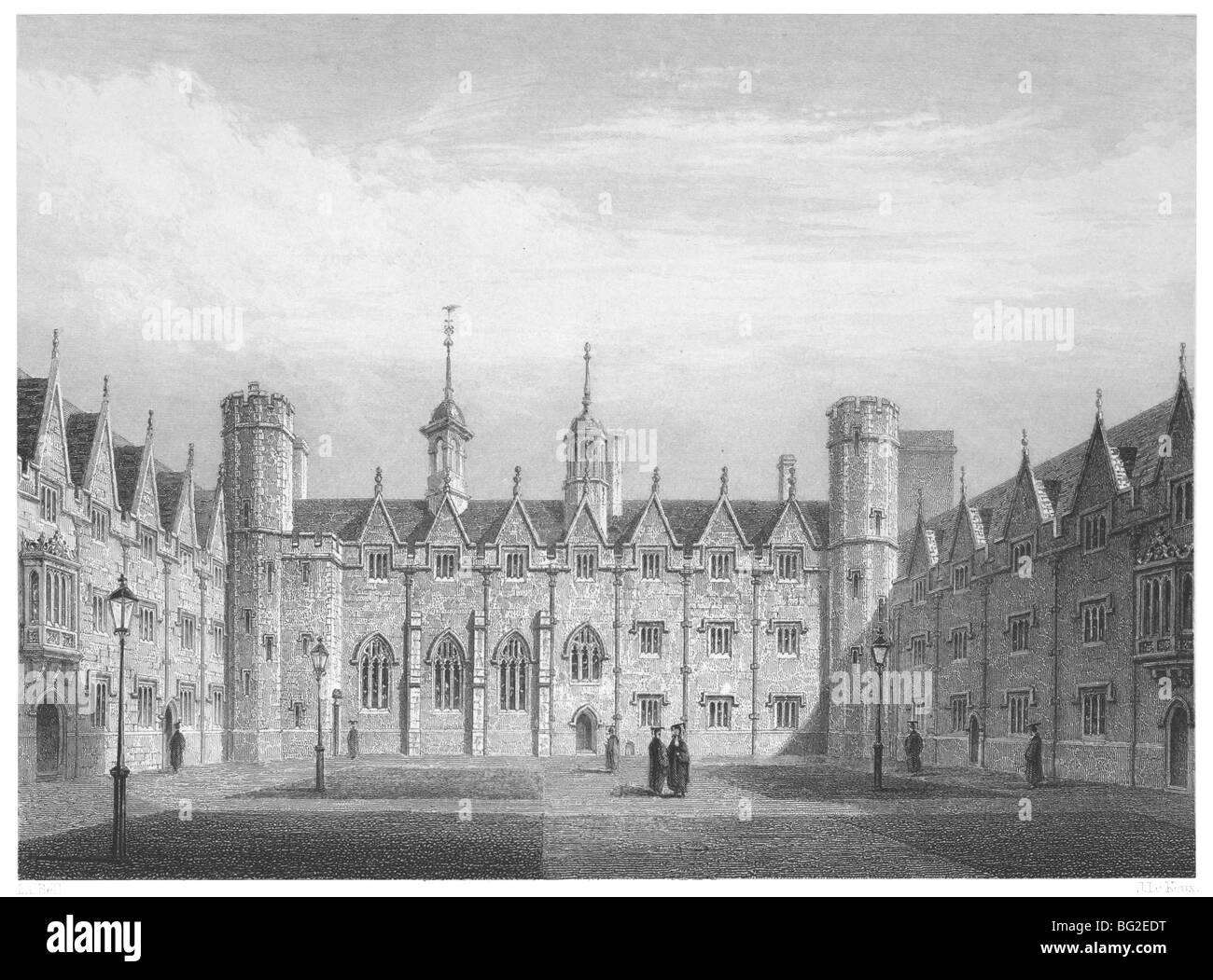 St John’s College, Cambridge – Second Court Stock Photo