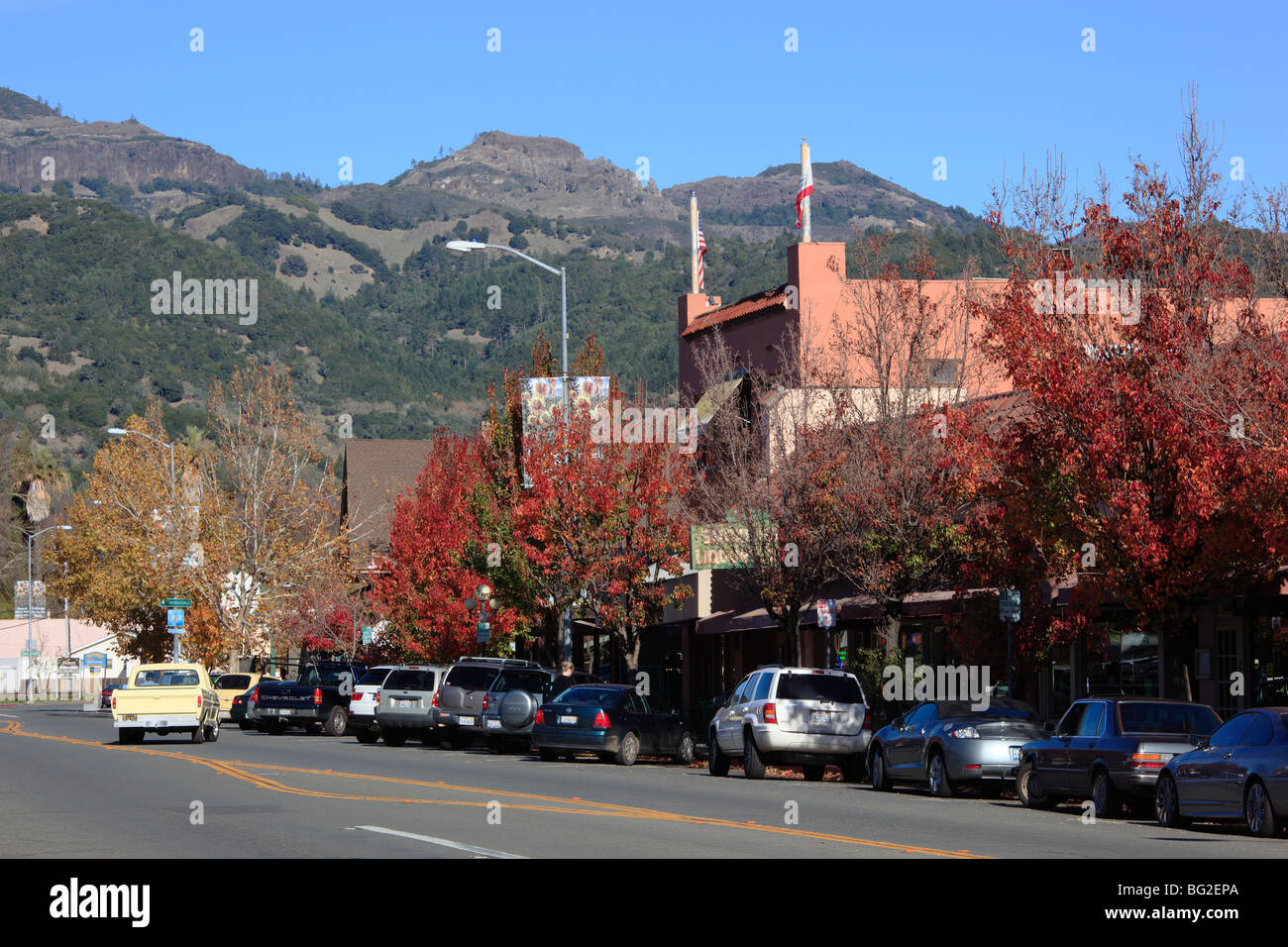 Calistoga, California, USA Stock Photo Alamy