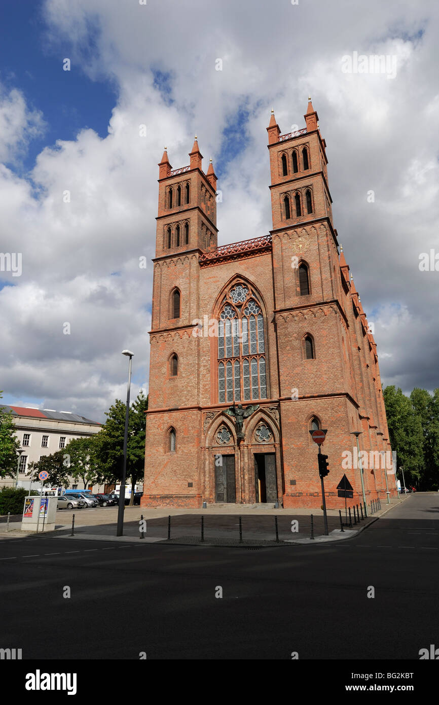 Berlin. Germany. Friedrichswerder Kirche aka Schinkel Museum. Stock Photo