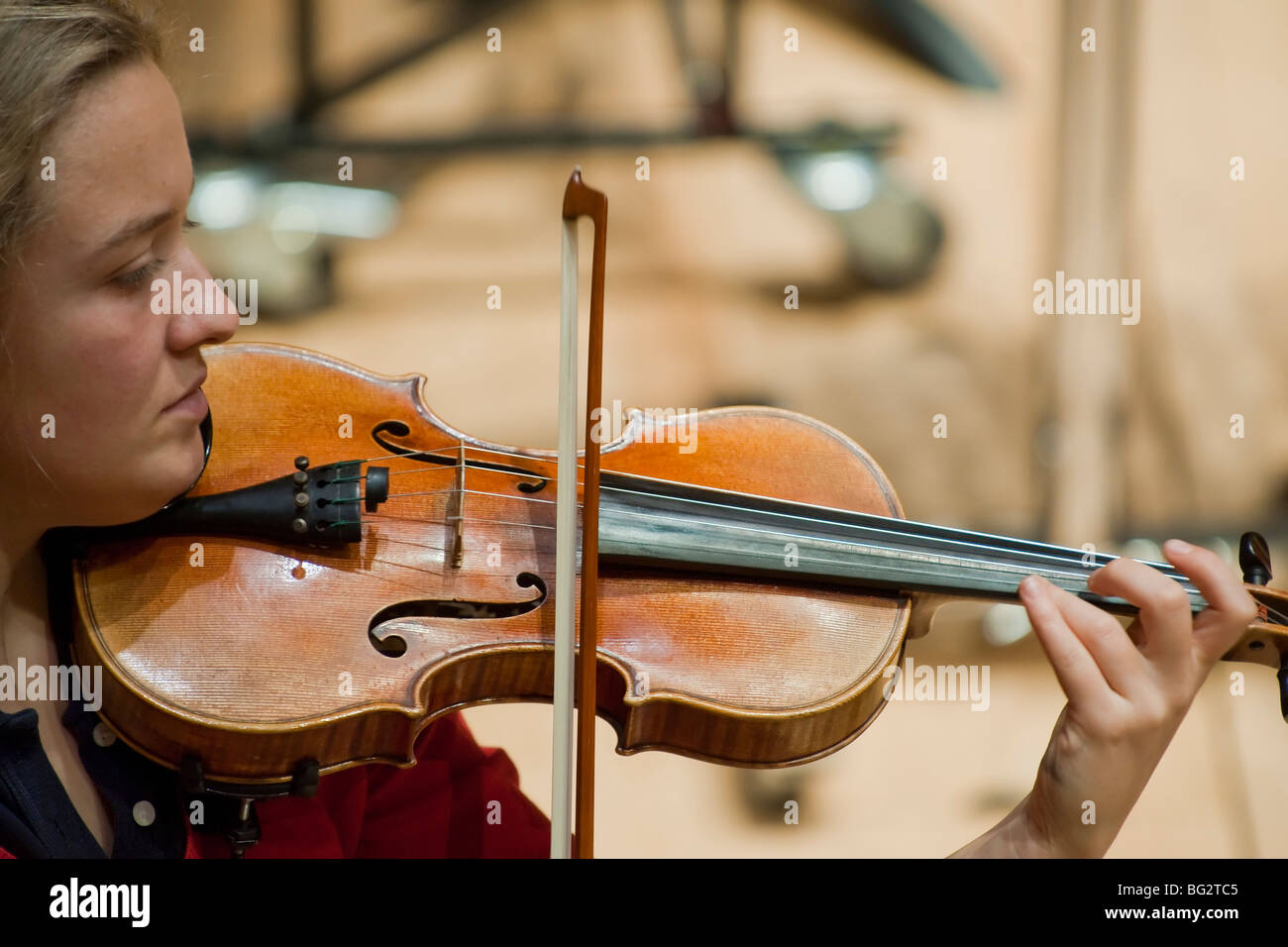 Violinist Stock Photo