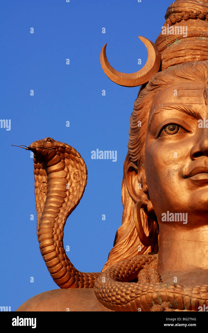 Shiva statue in Haridwar. Stock Photo