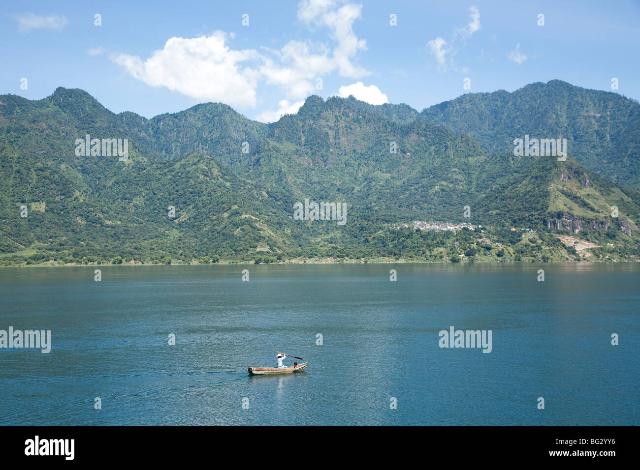 Lake Atitlan Guatemala. Stock Photo