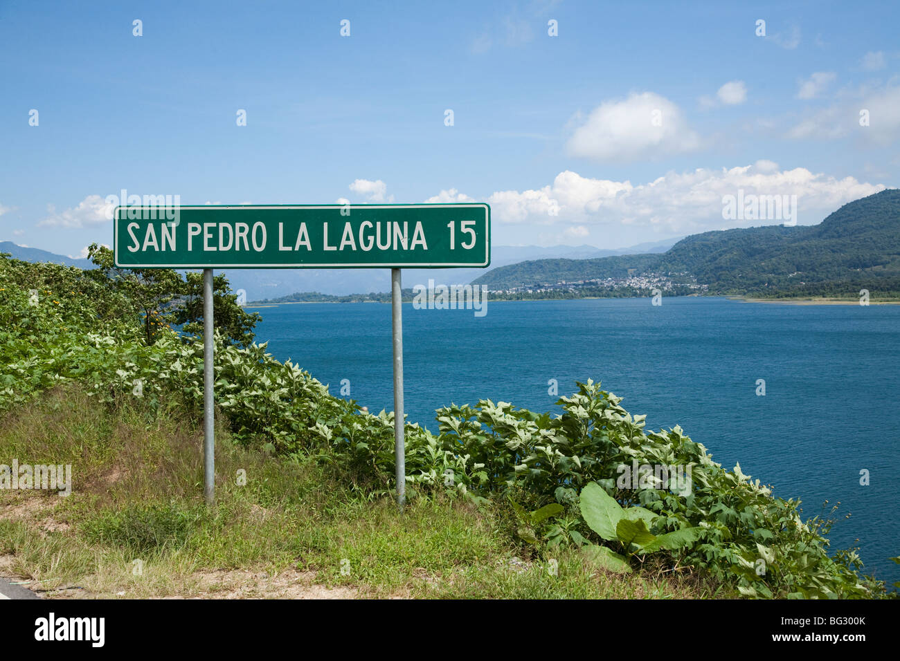 San Pedro La Laguna at Lake Atitlan Guatemala. Stock Photo