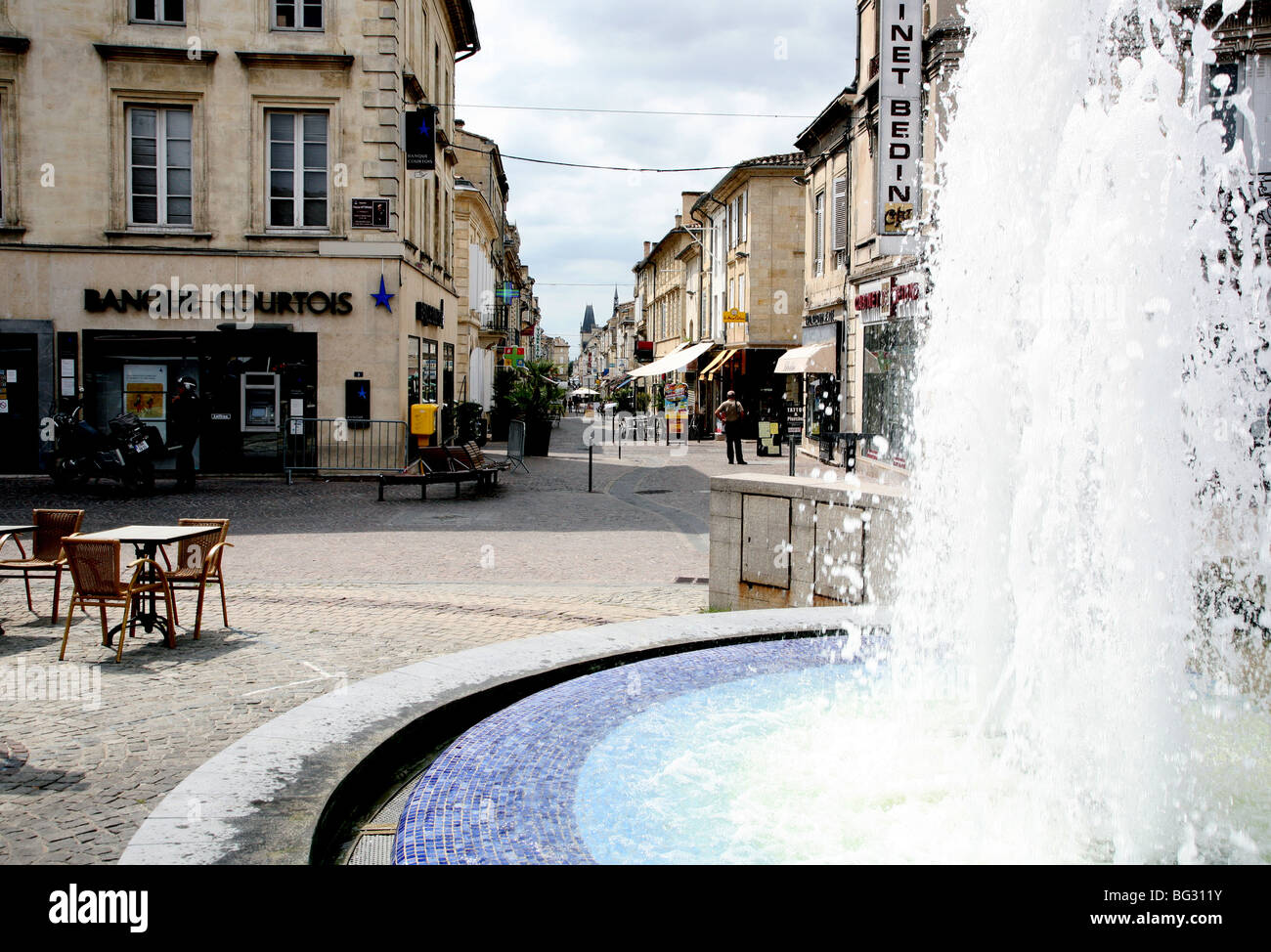 Libourne near Bordeaux, France Stock Photo