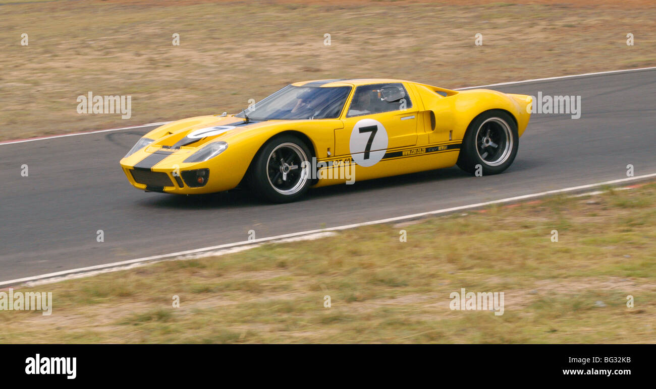 Ford GT40 replica ( made in South Africa) being demonstrated at the