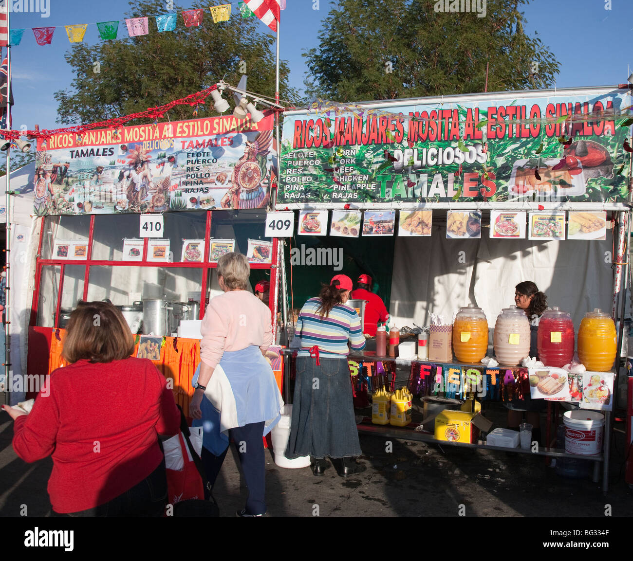 Indio Tamale Festival Stock Photo Alamy