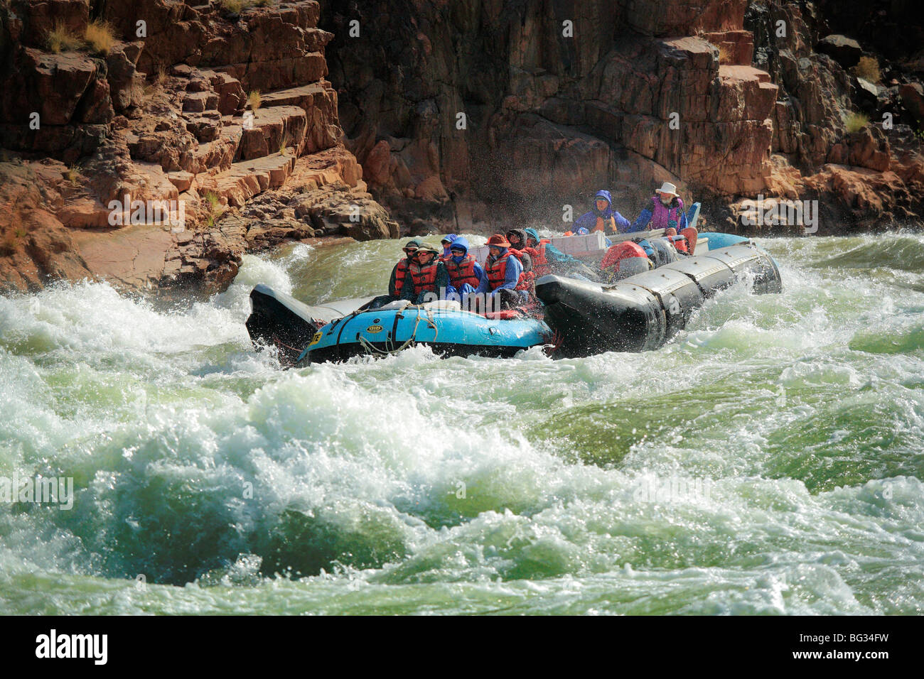 River Runners on the Colorado River Stock Photo Alamy