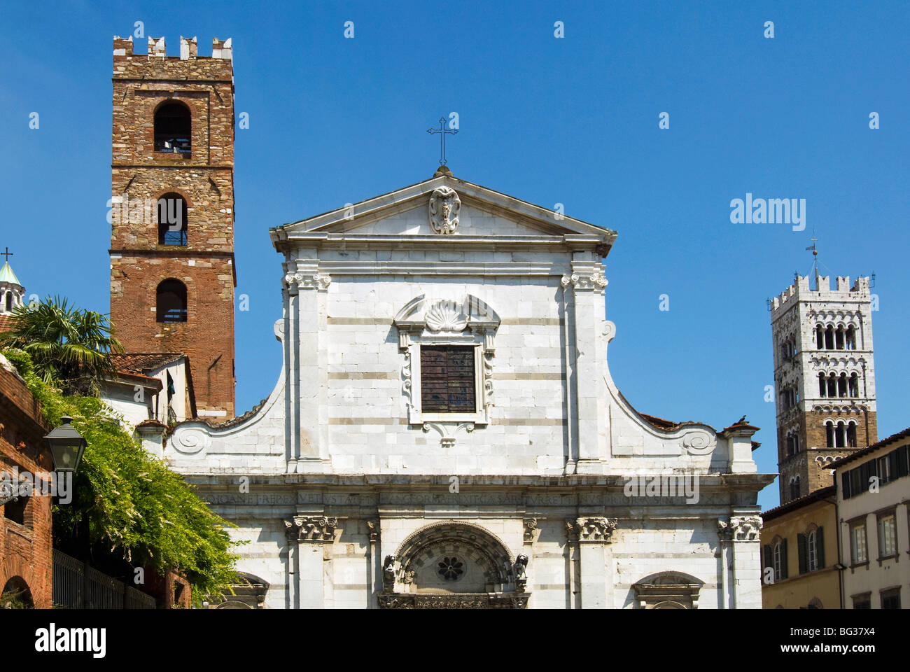 Church of San Giovanni and Santa Reparata, Lucca, Tuscany, Italy, Europe Stock Photo