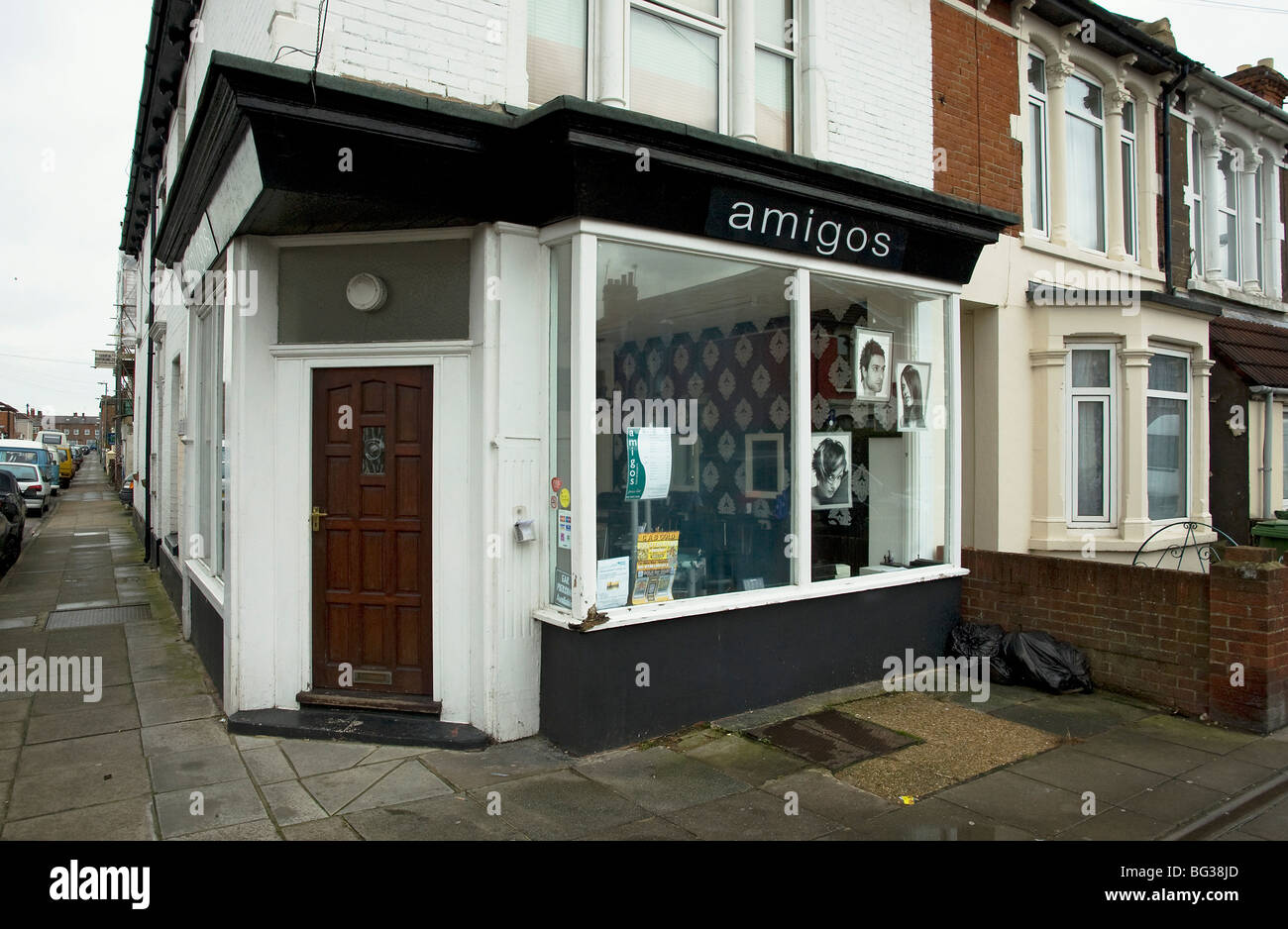 Amigos hair salon, Southsea, Portsmouth Stock Photo