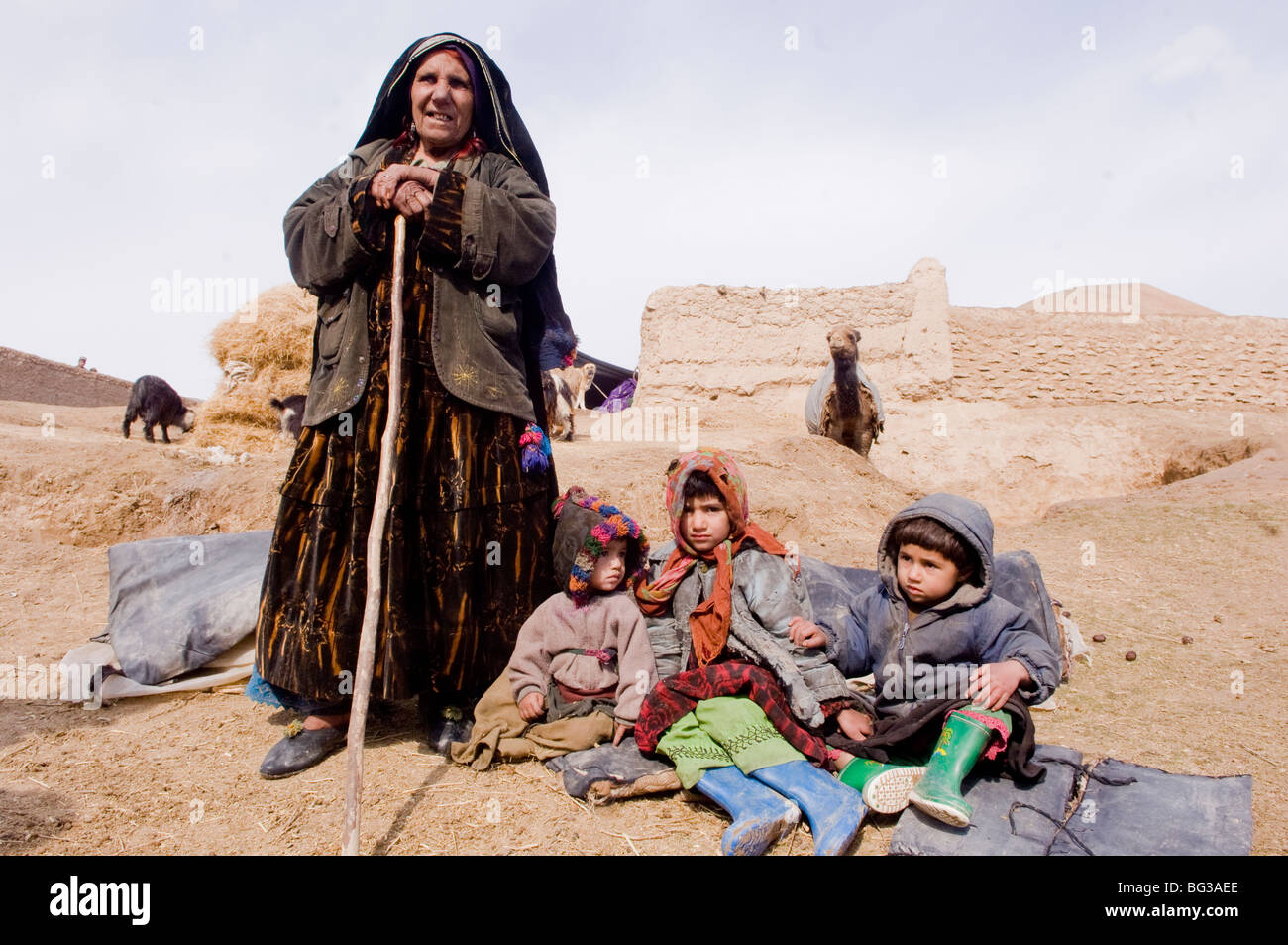 Traditional afghan family faryab province hires stock photography and images Alamy