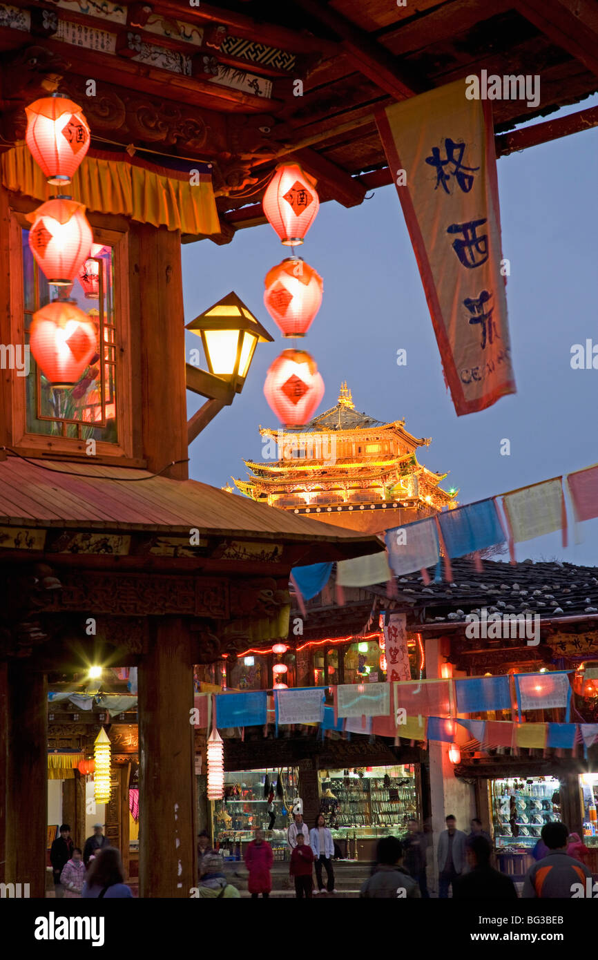 Shangri-La, formerly Zhongdian, on the Tibetan Border, Shangri-La region, Yunnan Province, China, Asia Stock Photo
