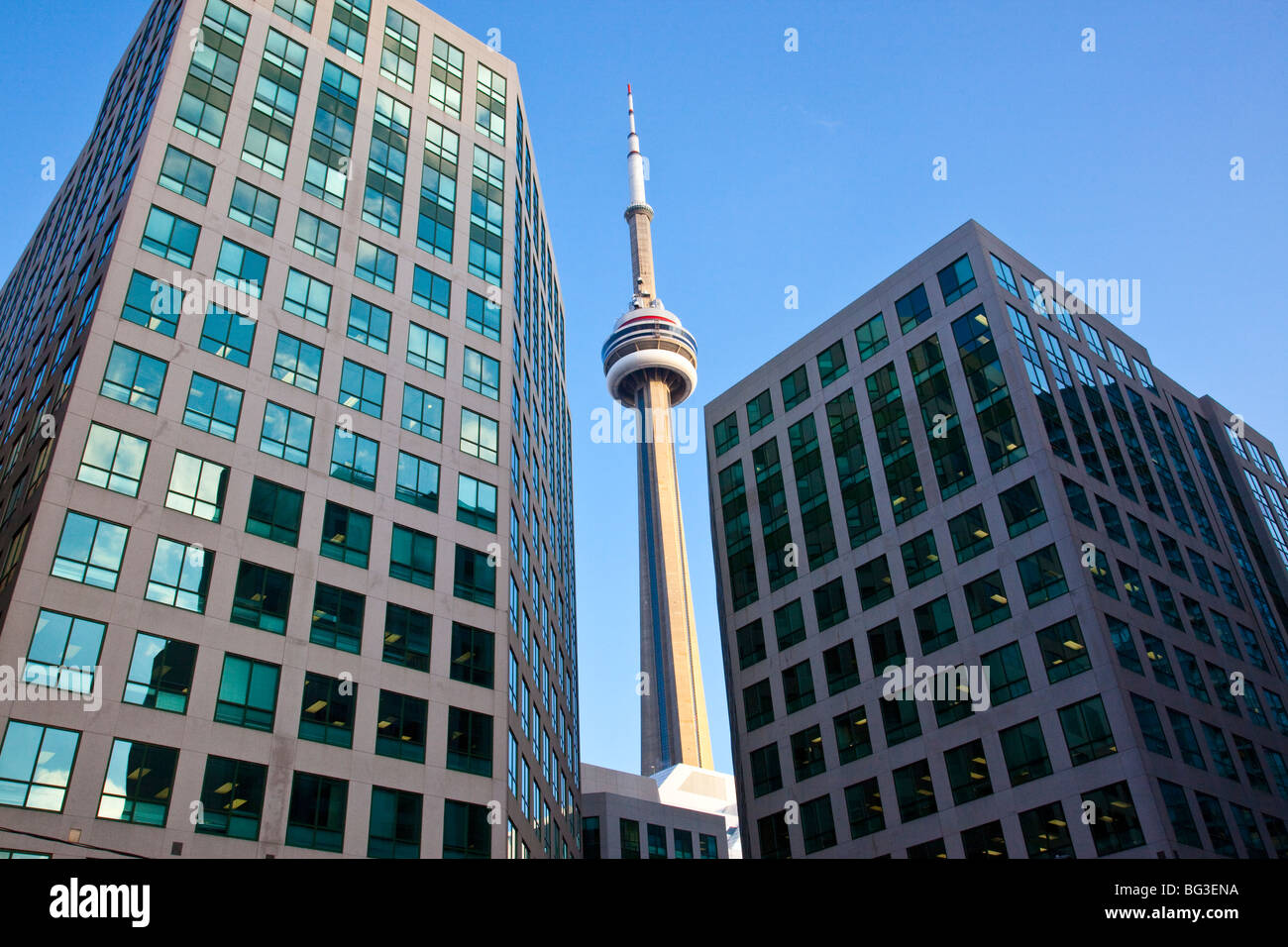 CN Tower in Toronto Canada Stock Photo