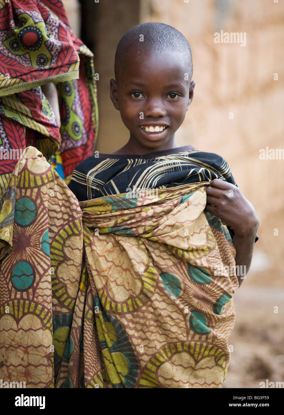 Village of Masango, Province of Cibitoke, Burundi, Africa Stock Photo