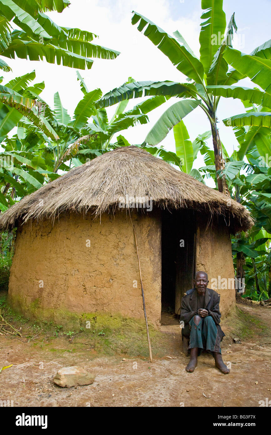 Village of Masango, Province of Cibitoke, Burundi, Africa Stock Photo