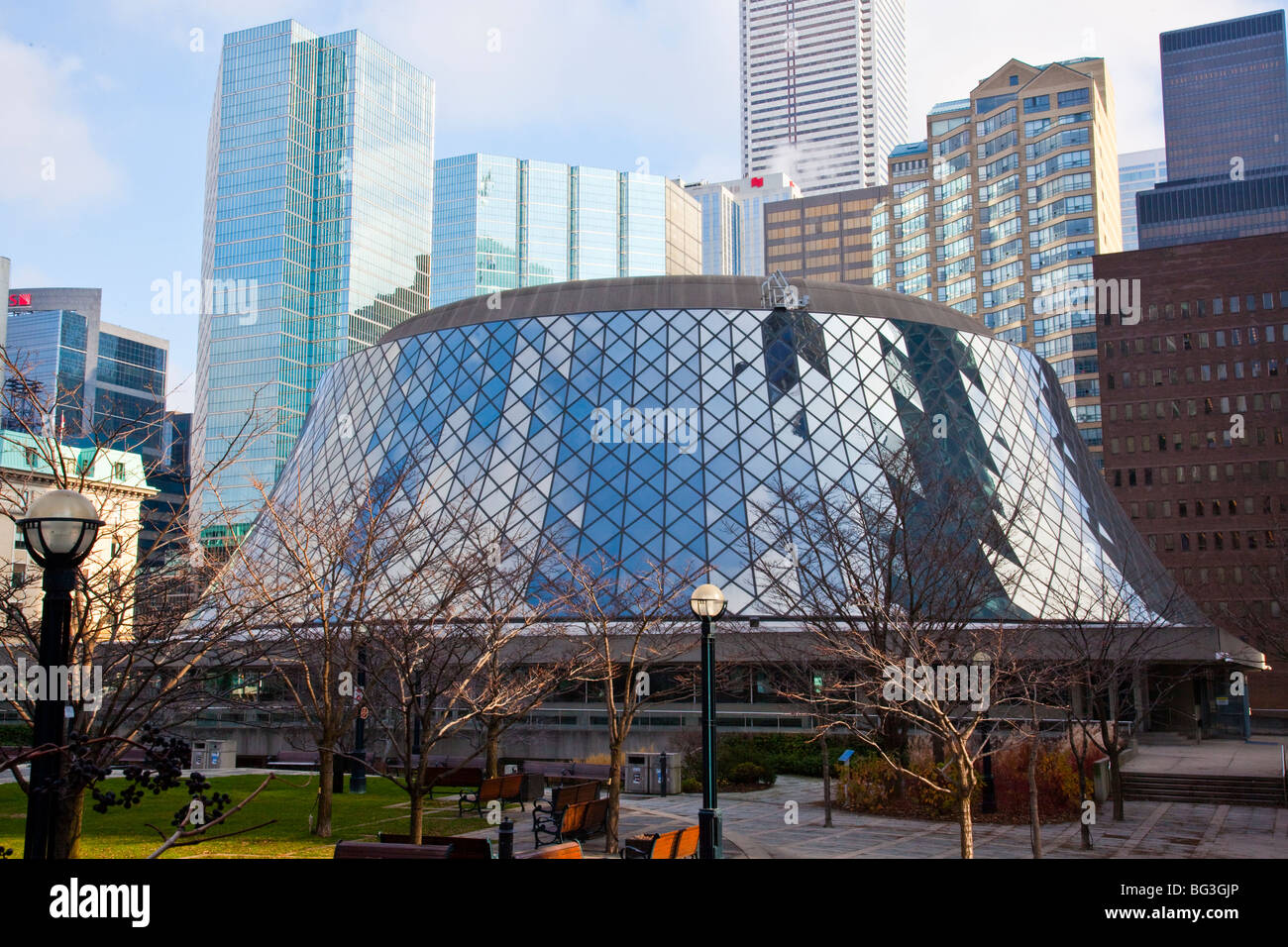 Roy Thomson Hall in downtown Toronto Canada Stock Photo
