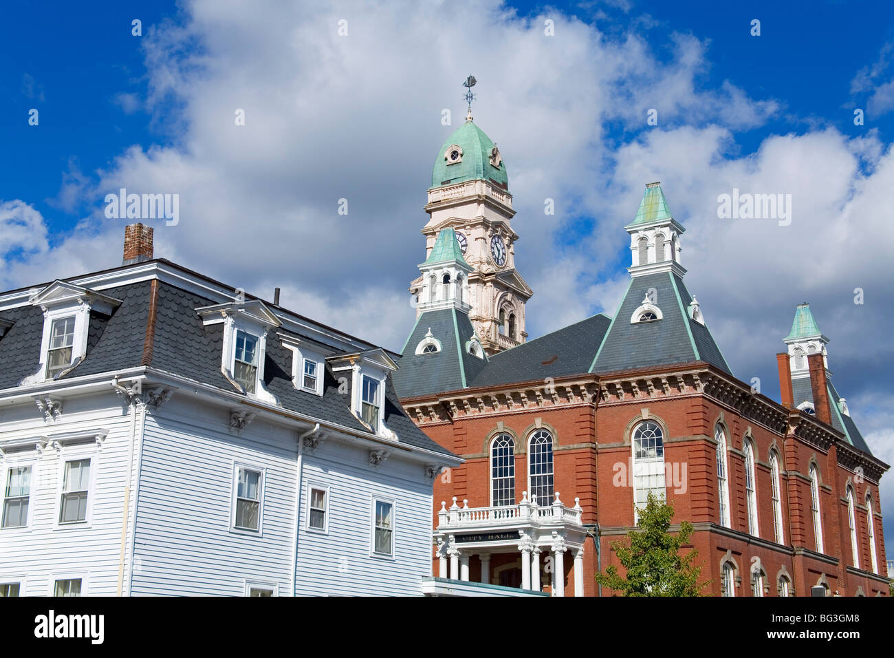 Gloucester City Hall, Cape Ann, Greater Boston Area, Massachusetts, New England, United States of America, North America Stock Photo