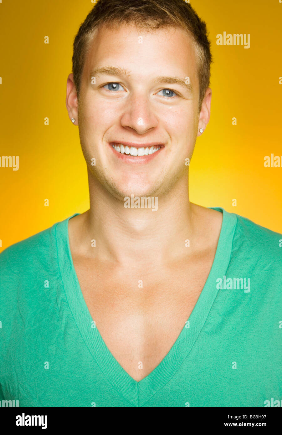 Portrait of a young man Stock Photo
