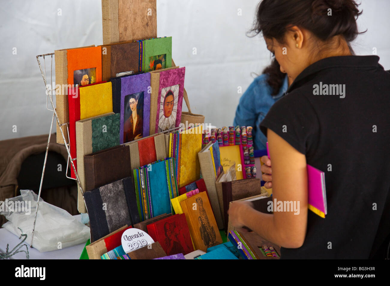 Crafts for sale in Mexico City Stock Photo