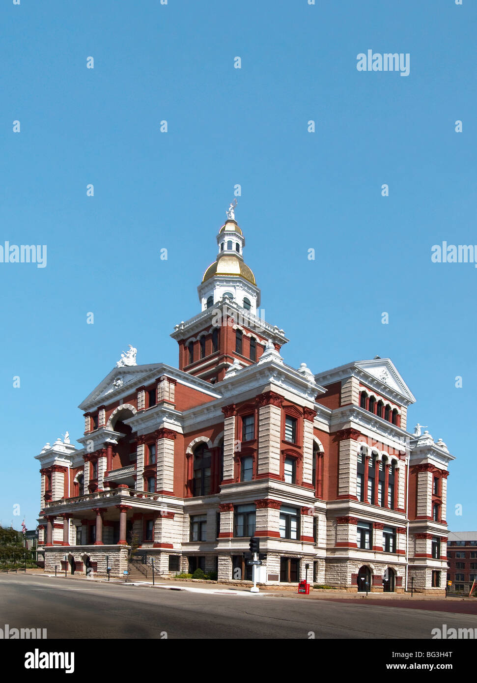 Dubuque County Courthouse in Dubuque, Iowa Stock Photo