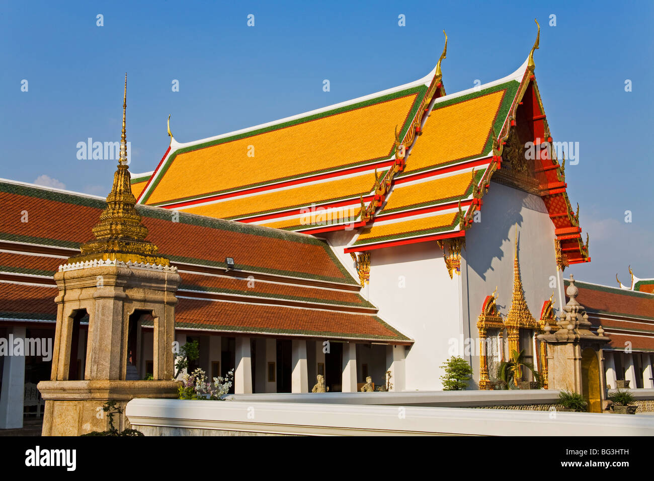 Wat Pho Temple, Rattanakosin District, Bangkok, Thailand, Southeast Asia, Asia Stock Photo