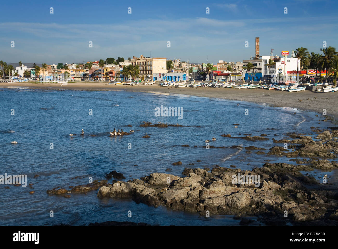 Playa Norte, Mazatlan, Sinaloa State, Mexico, North America Stock Photo
