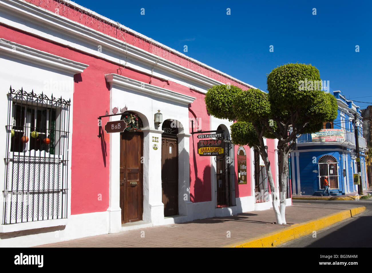 Bed and Breakfast, Old Town District, Mazatlan, Sinaloa State, Mexico, North America Stock Photo