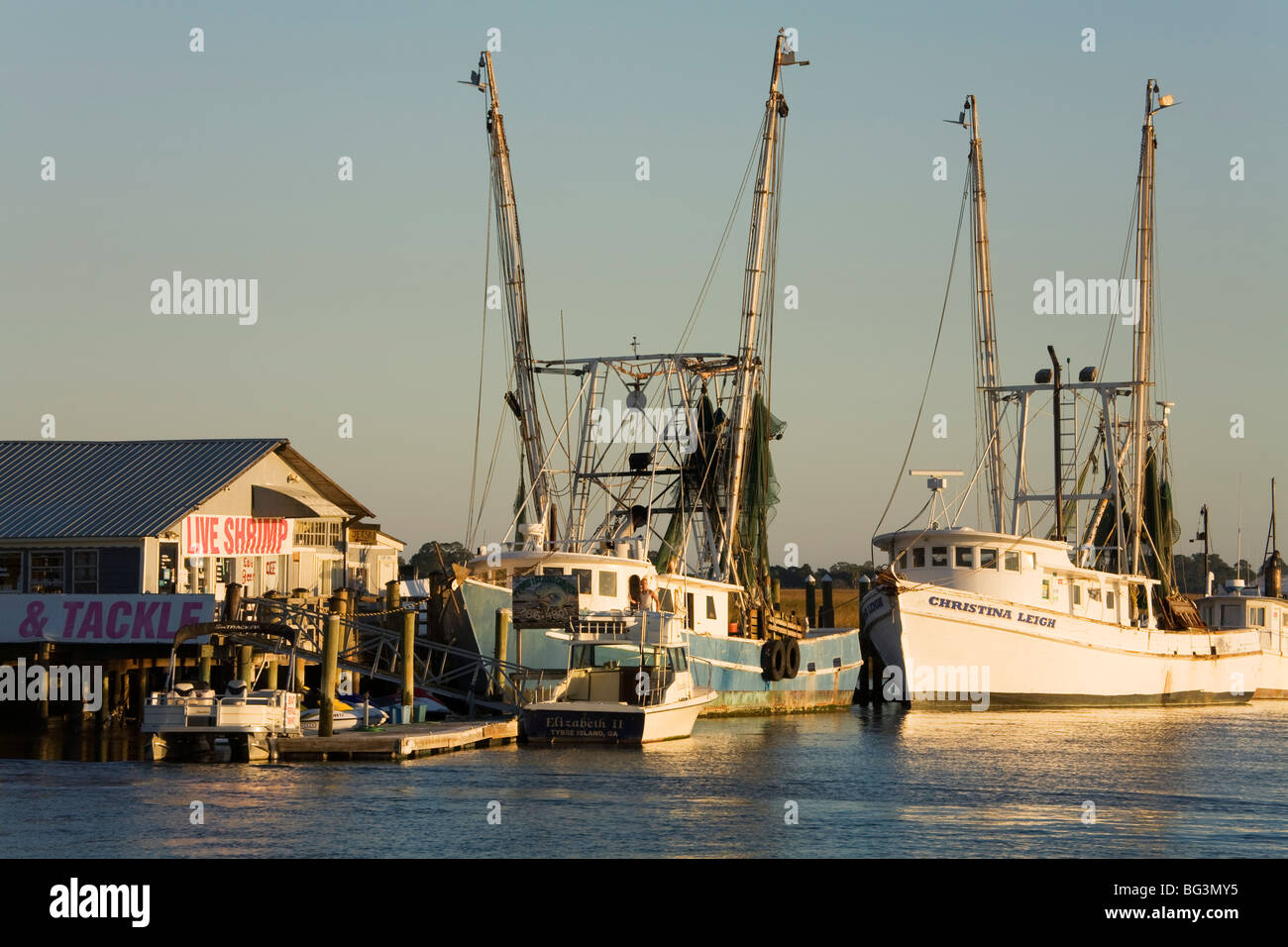 Lazaretto Creek Fishing Port, Tybee Island, Savannah, United