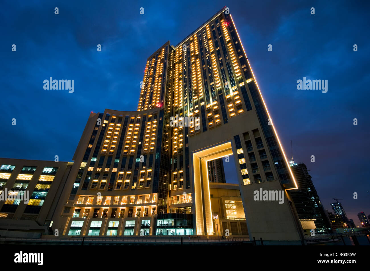 The Address Hotel in Dubai Marina, UAE Stock Photo