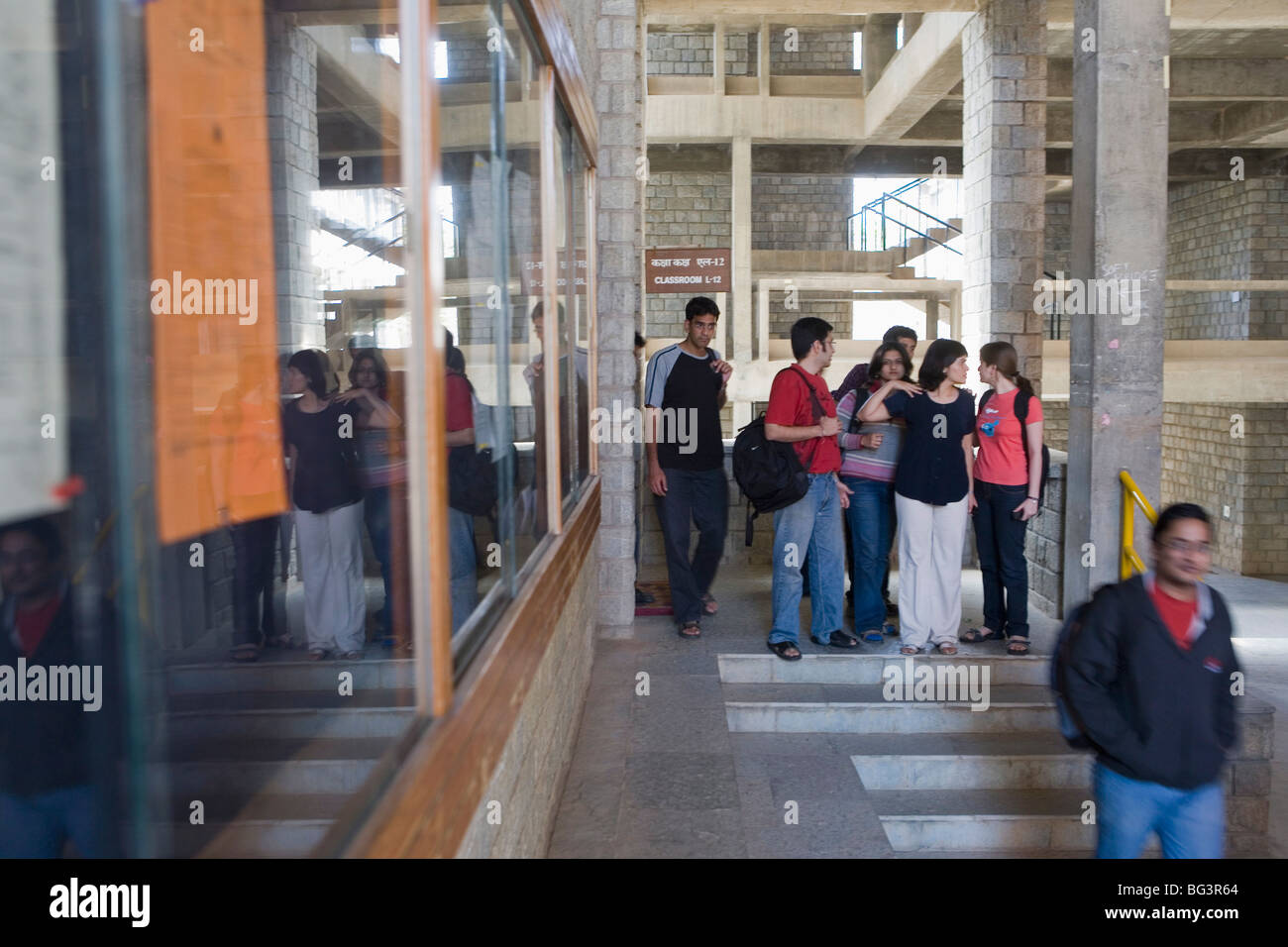 Students, Indian Institute of Management Bangalore, Bangaluru (Bangalore), Karnataka, India, Asia Stock Photo